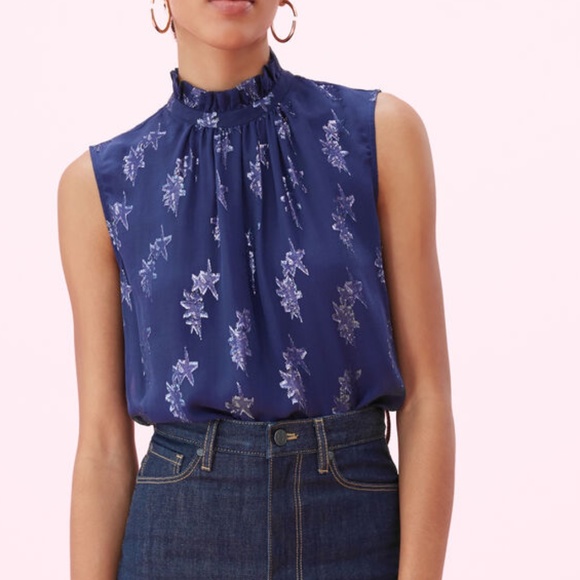Rebecca Taylor Tops - Rebecca Taylor Metallic Star Clip Top